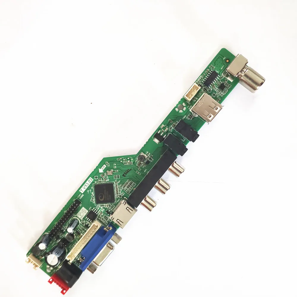 Için CLAA101WA01 / A VGA + HDMI Uyumlu + AV + USB + RF T. V56 ekran denetleyici sürücü kartı 10.1