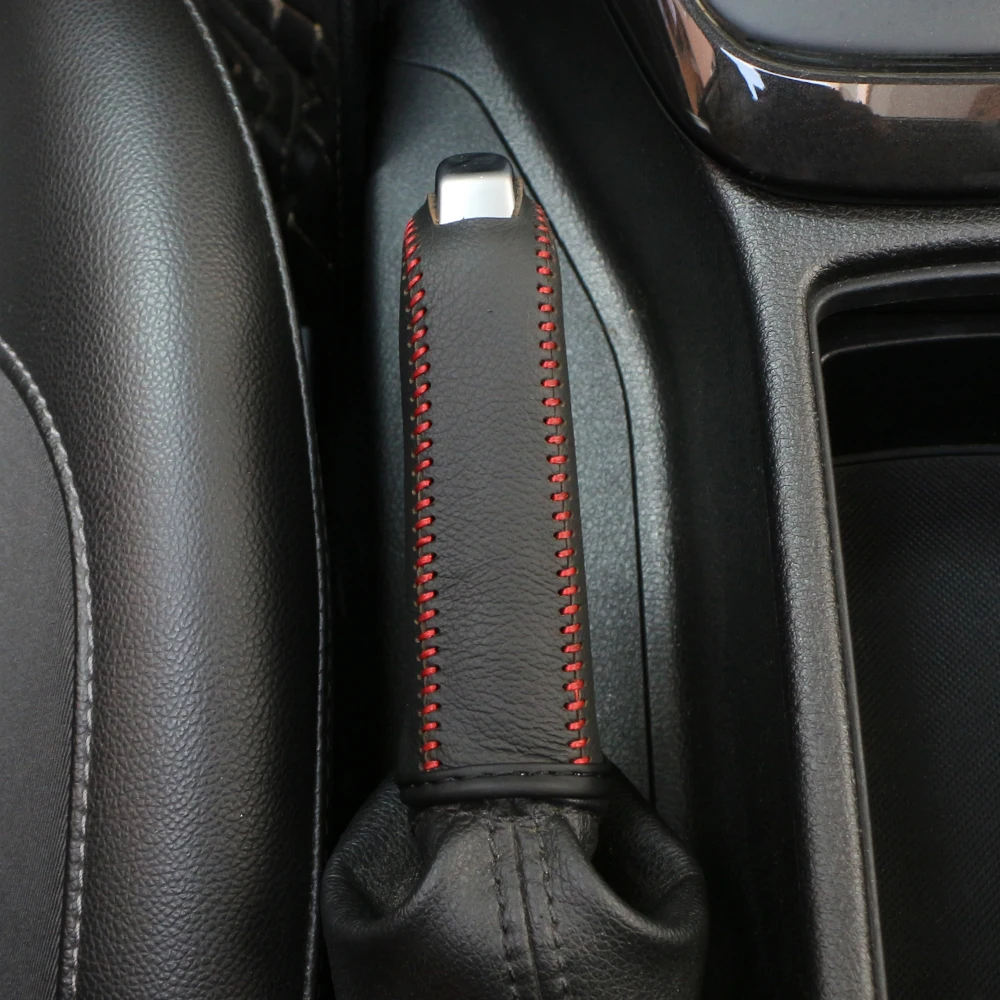 Karbon Fiber Deri Vites El Freni Kapağı Audi A4 A5 A6 A7 B5 B6 B7 C5 C6 Q5 Q7 S4 S5 S6 S7 S8 TTS RS4 RS5 RS6 Görüntü 1