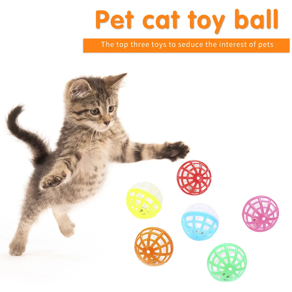 Kedi Interaktif Pet Oynarken Delikli Çan Oyuncaklar Eğitim Scratch Çıngırak Topu Görüntü 1