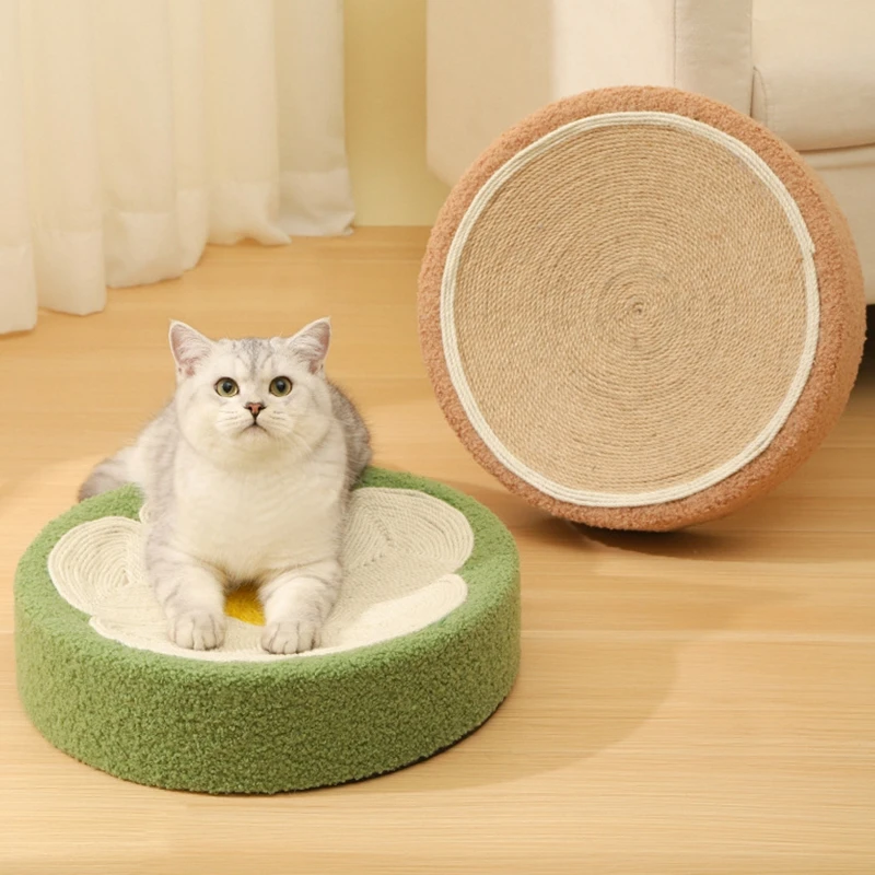 Kedi tırmalama koruması Yatak Kanepe Kazıyıcı Yuva Kediler için Sevimli Kedi tırmalama yatağı Dayanıklı Yuvarlak Kedi tırmalama koruması Pençe Oyuncak Görüntü 1