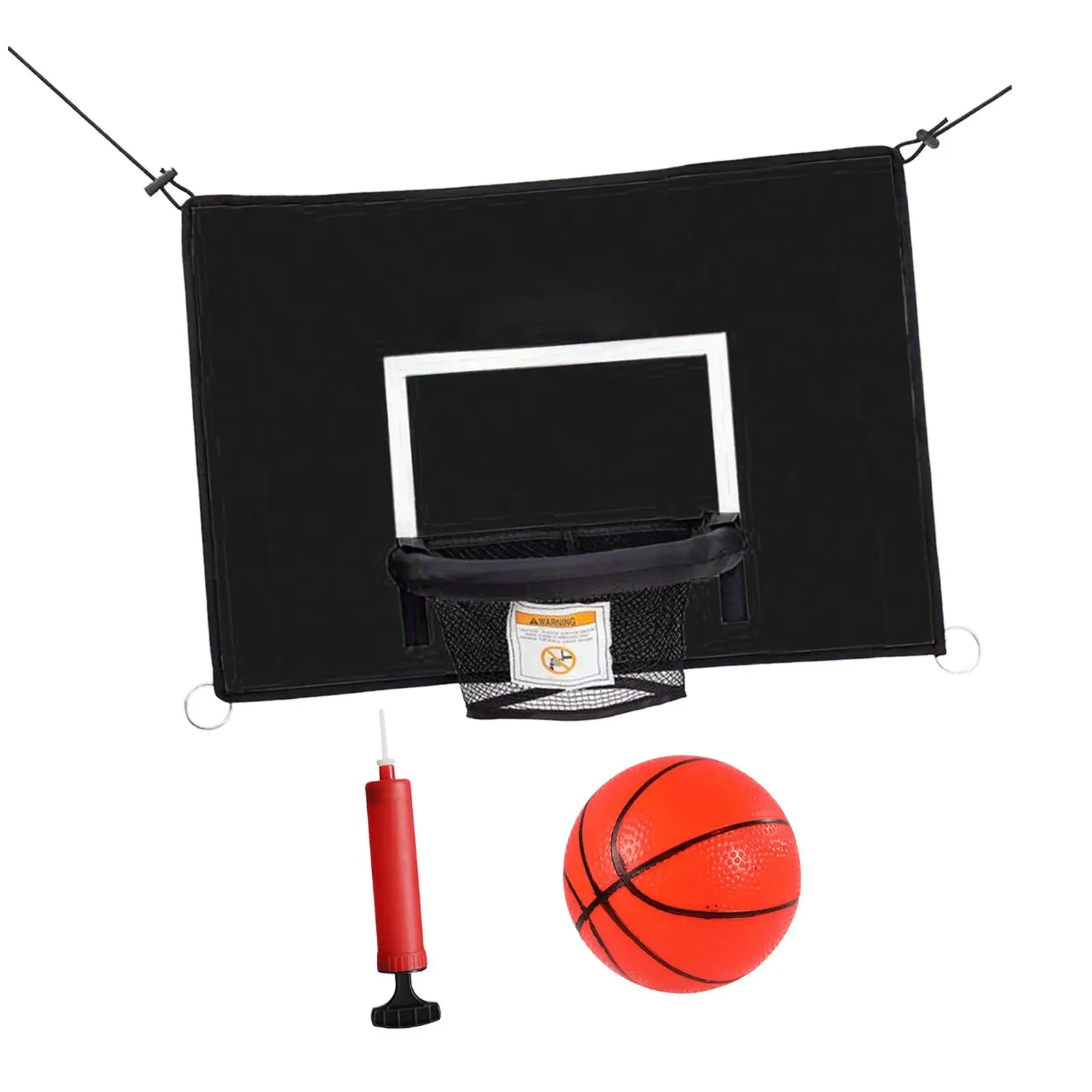Mini Trambolin basketbol potası Erkek Kız Bağlantı Halatları ile Top Pompası ile Su Geçirmez kurulumu kolay basketbol çerçeve Görüntü 1