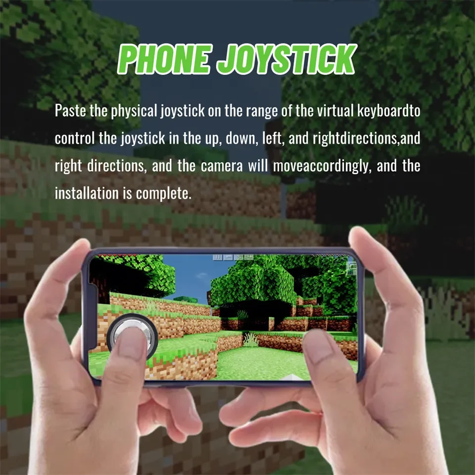 Mobil Oyun Denetleyicisi Oyun Tetik Amaç Çekim Gamepad Joystick denetleyicisi Metal Düğme iPhone Android için Görüntü 1