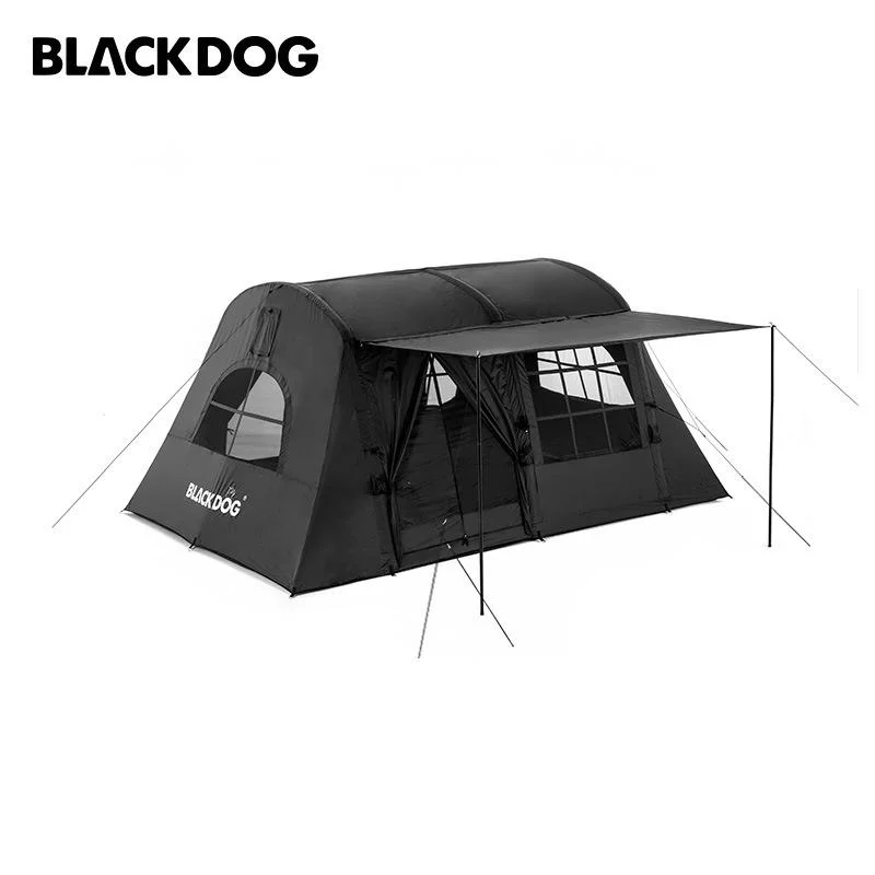 Naturehike ve Blackdog Açık Kamp Şişme Otomatik Çadır Katlanır Kamp İki Yatak Odası Ve Bir Oturma oda çadırı Görüntü 1