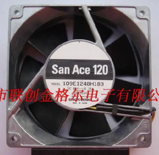 Orijinal Japon 120' 120 ' 38 alüminyum çerçeve fanı 109E1248H182 48V 0.15 A Görüntü 1