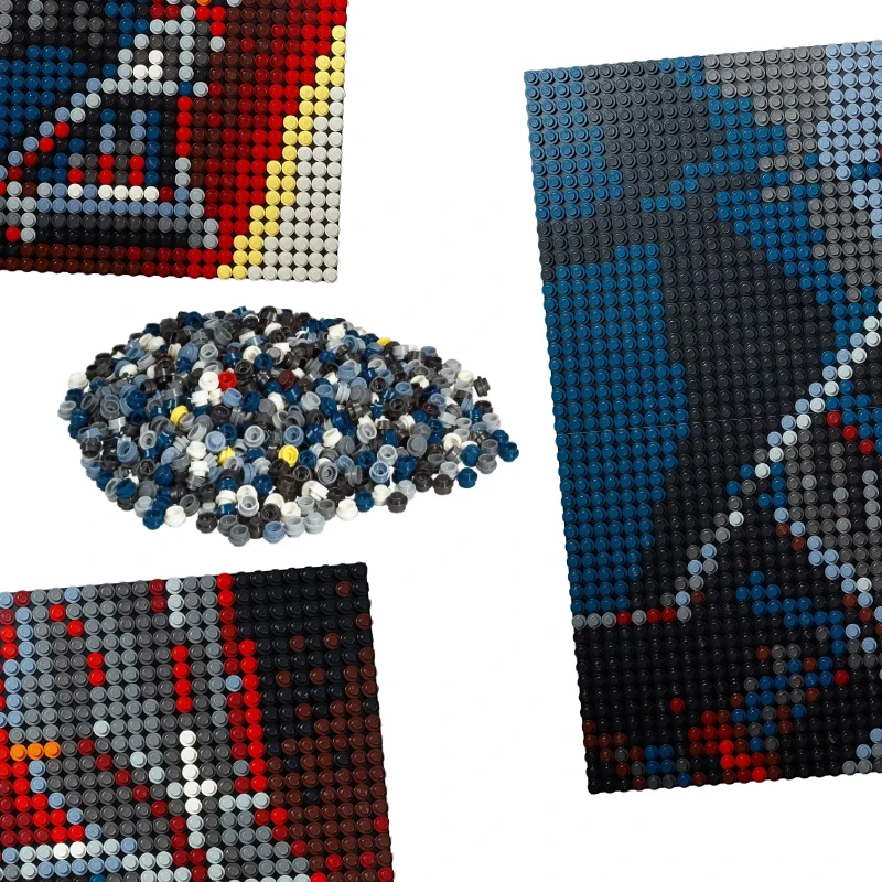 Piksel Sanat Boyama yapı tuğlaları 31200 Klasik Film Mozaik Resim Blokları MOC Seti Rakamlar Oyuncaklar Yetişkin Erkek Yılbaşı Hediyeleri DIY Görüntü 1