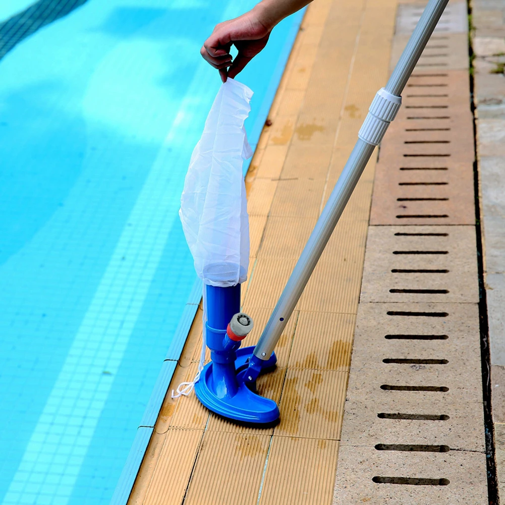 Profesyonel Yüzme havuz elektrikli süpürgesi Fırça ile Çok Amaçlı Temizlik Sterilizasyon Aracı Seti Hafif Gölet Çeşmesi için Görüntü 1