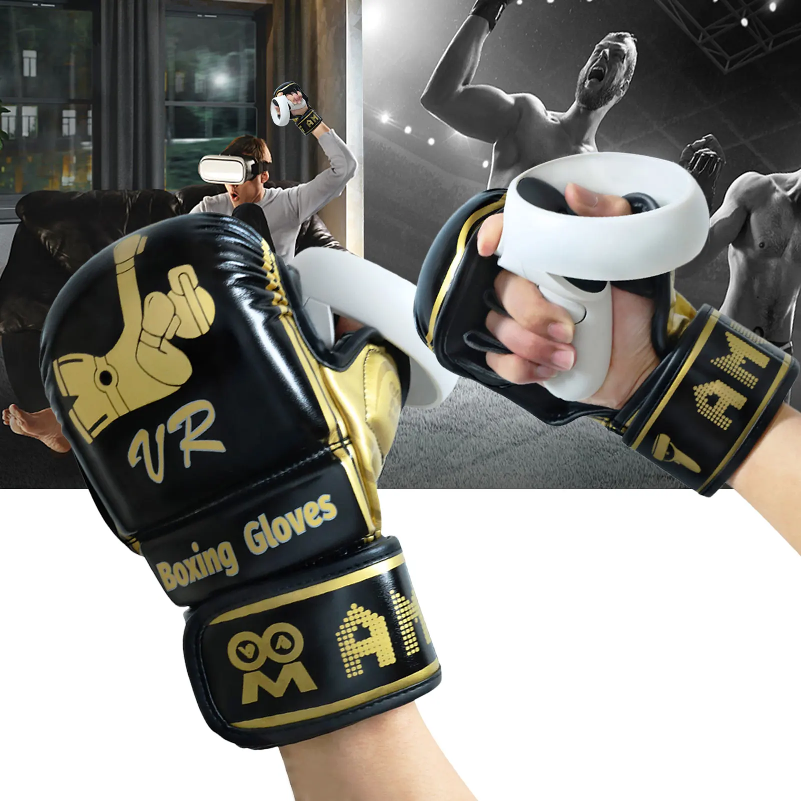 Sanal Gerçeklik İçin boks Eldiveni Quest 2 VR için Boks Eldiveni Quest 1 boks eldiveni Etkili Koruma Yumrukları Ve VR Kolu Yapımı Görüntü 1