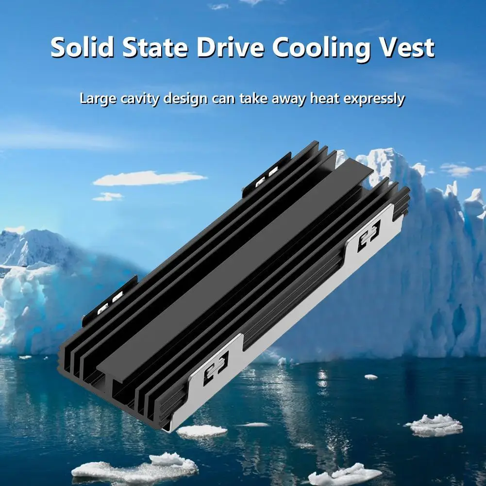 Soğutucu soğutucu katı hal radyatör katı hal sürücü SSD soğutucu ısı dağılımı soğutma ısı M. 2 NVME NGFF Görüntü 1