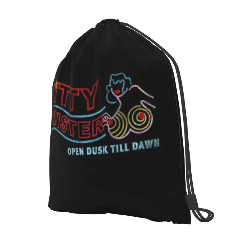 Titty Twister Açık Alacakaranlıktan Şafağa Kadar Striptiz kulübü Bar 90S büzgülü sırt çantası Çanta Seyahat Spor Çantası Görüntü 1