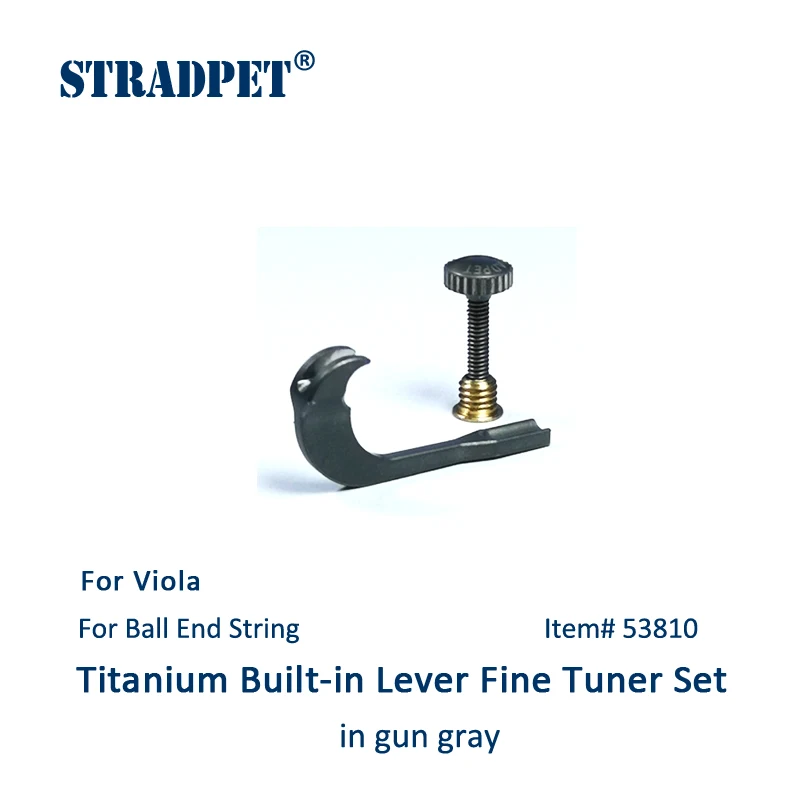 Viyola için STRADPET Titanyum Dahili Kollu İnce Tuner Seti( vidalı bir tuner), Viyola Aksesuarları Görüntü 1