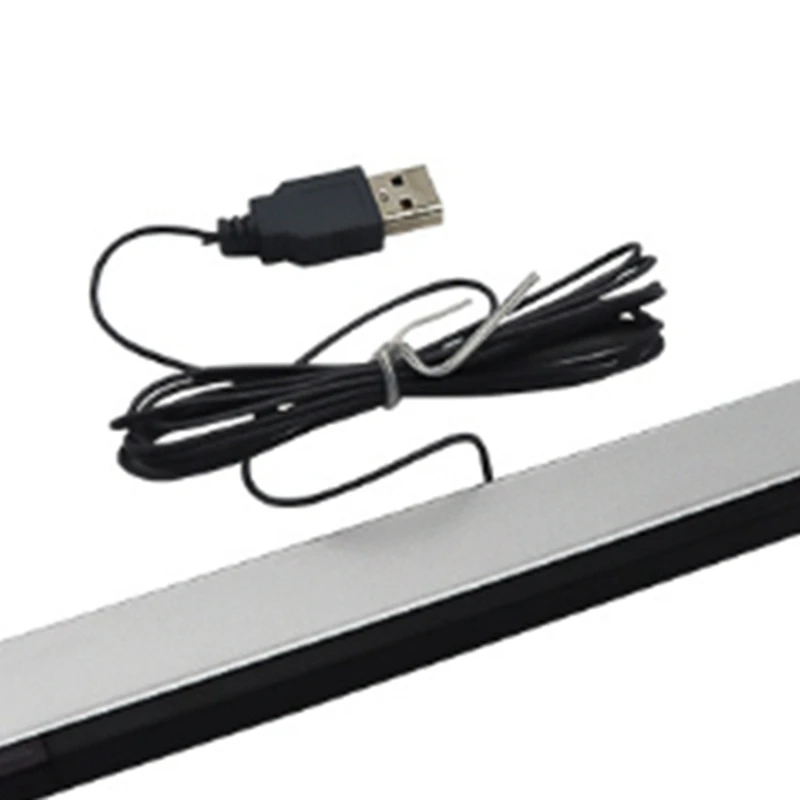 Wii için Sensör Çubuğu Plastik Sensör Çubuğu Kablolu Alıcıları IR Sinyal Ray USB Fişi Değiştirme Nintendo Uzaktan Görüntü 1