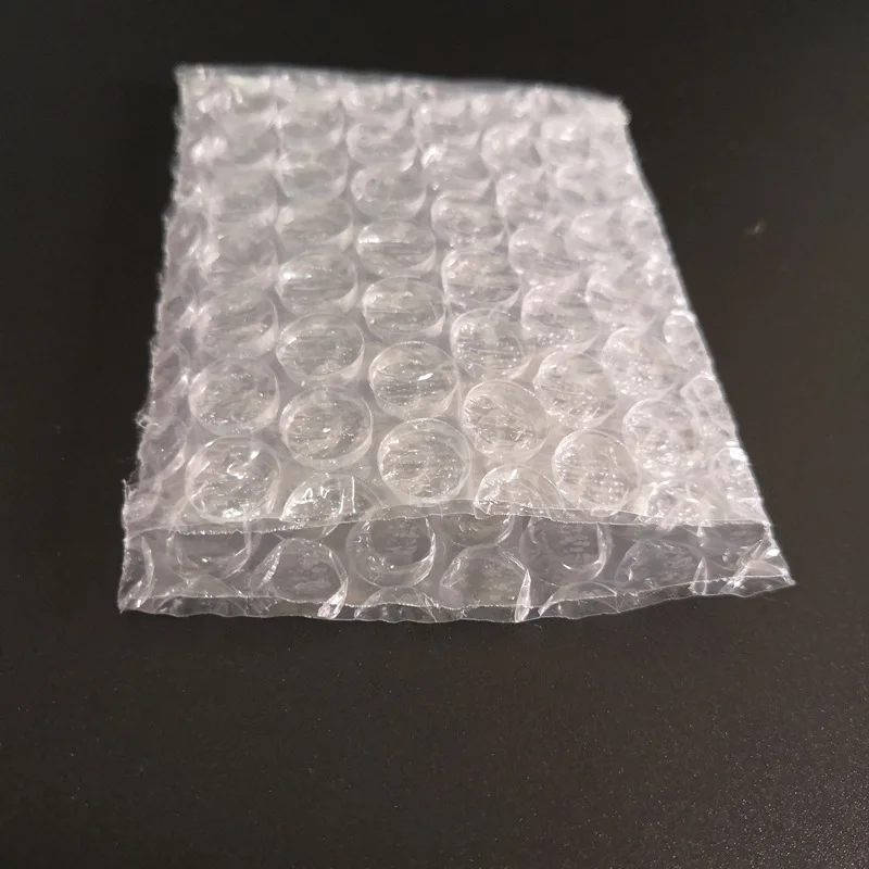 100 adet 8x10cm Plastik Wrap Zarf Beyaz Kabarcık Ambalaj Poşetleri PE Şeffaf Darbeye Dayanıklı Ambalaj Çantası Çift Film Kabarcık Çanta Görüntü 2