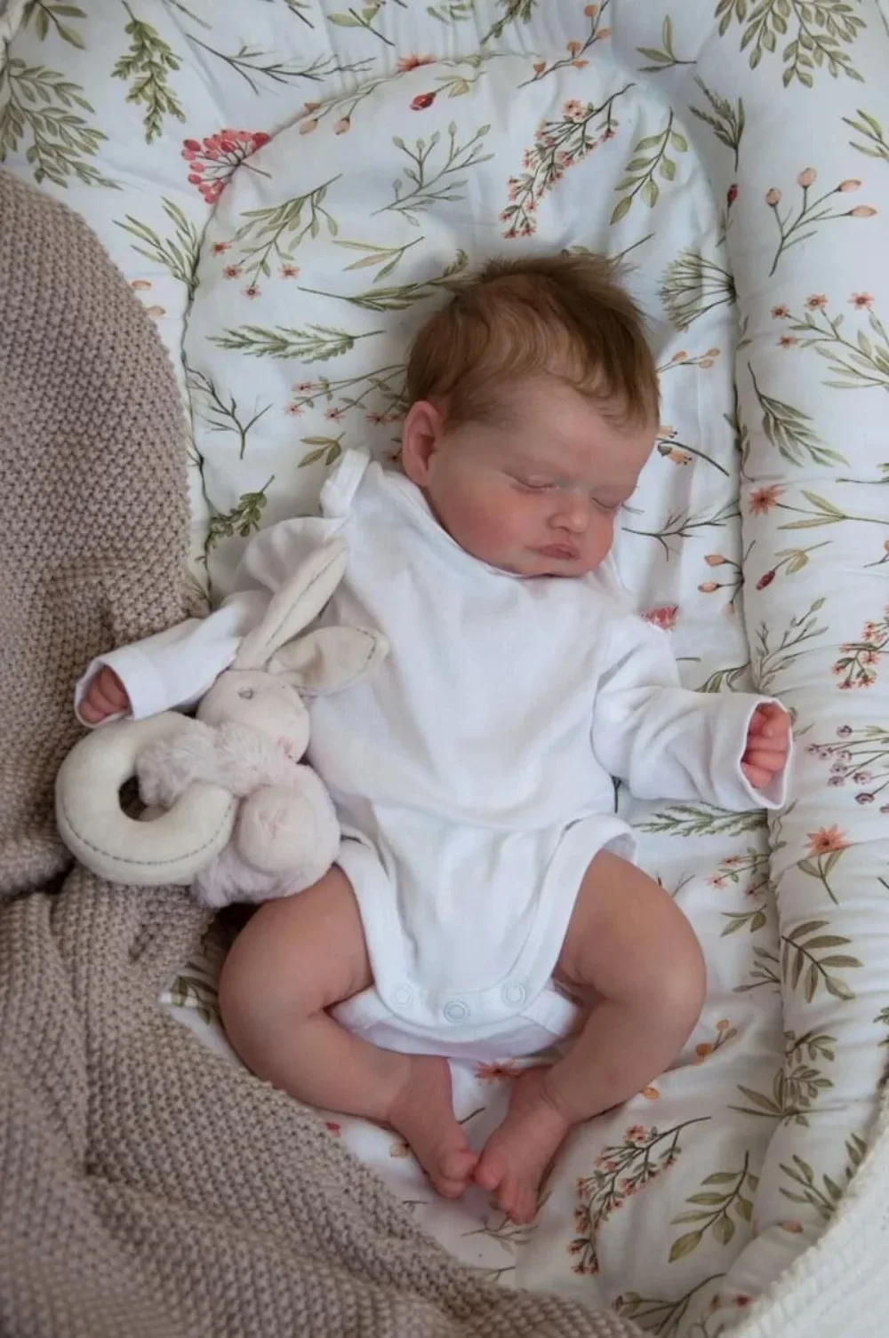 18 inç Yenidoğan Bebek Boyutu Yeniden Doğmuş Bebek premium makyaj El Yapımı 3D Cilt En Kaliteli Koleksiyon Sanat Bebek Görüntü 2