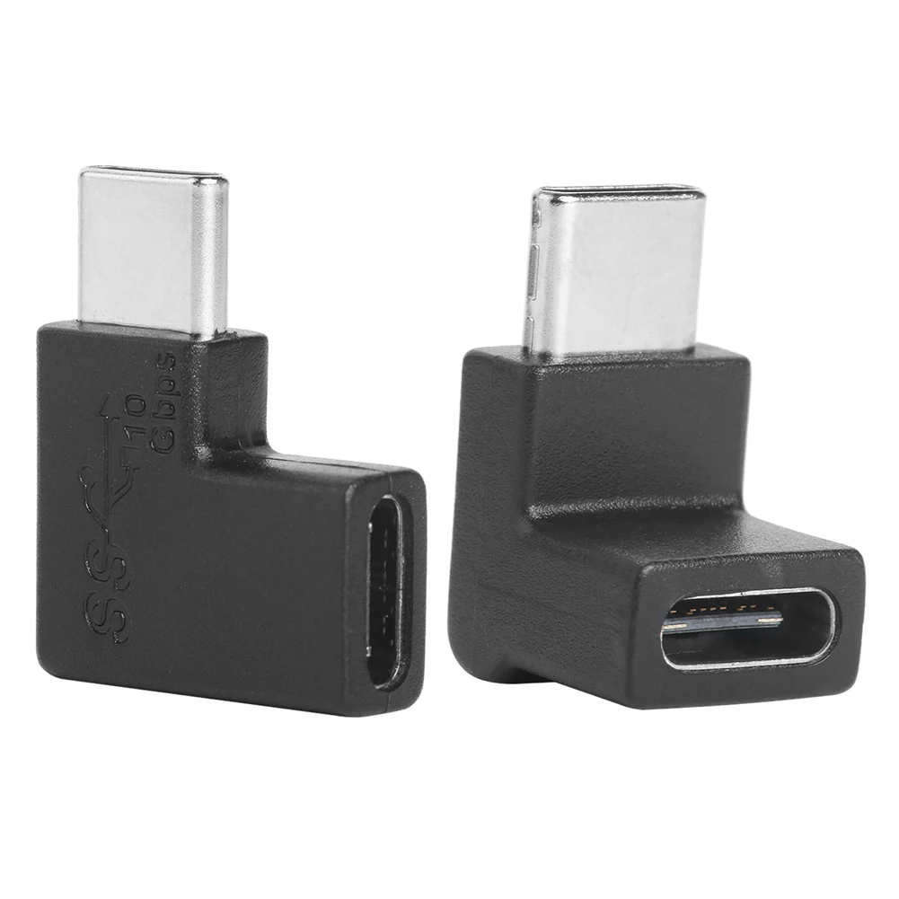 2 Adet USB 3.0 Tip C Uzatın Adaptörleri Hızlı Şarj Data Sync Cinsiyet Değiştirici Düz Dönüştürücü Smartphone için Görüntü 2