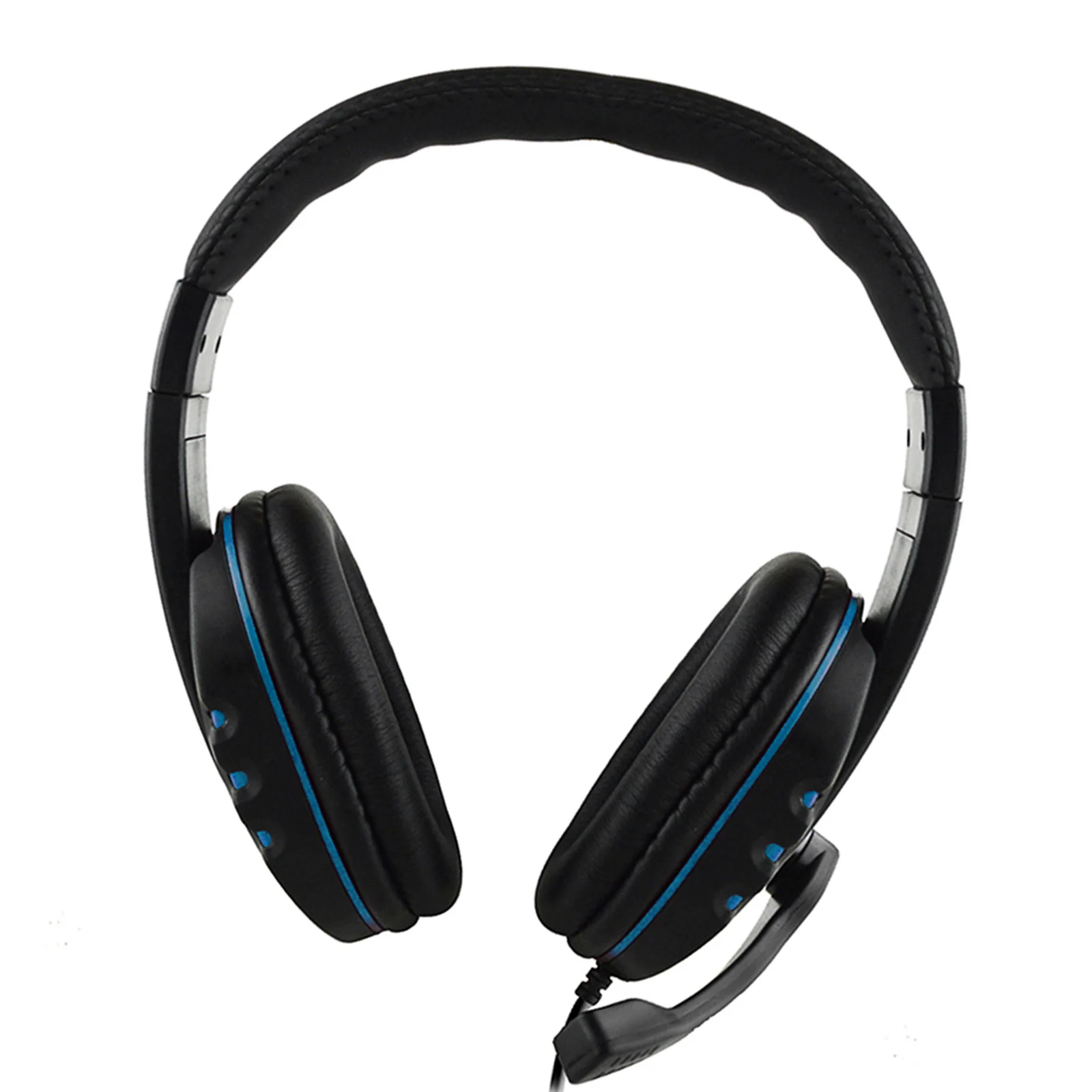 3.5 mm Kablolu oyun kulaklıkları aşırı Kulak Oyun Kulaklık Gürültü Önleyici mikrofonlu kulaklık Ses Kontrolü PC Dizüstü Telefon için Görüntü 2