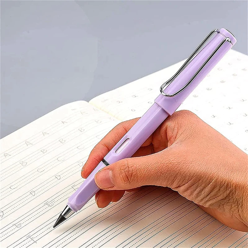 5 Adet Ebedi Kalem 5 Yedek Kalem Ucu Seti Sınırsız Yazma Kalemler Silinebilir Kalem Çocuklar İçin Çizim Kalemleri Görüntü 2