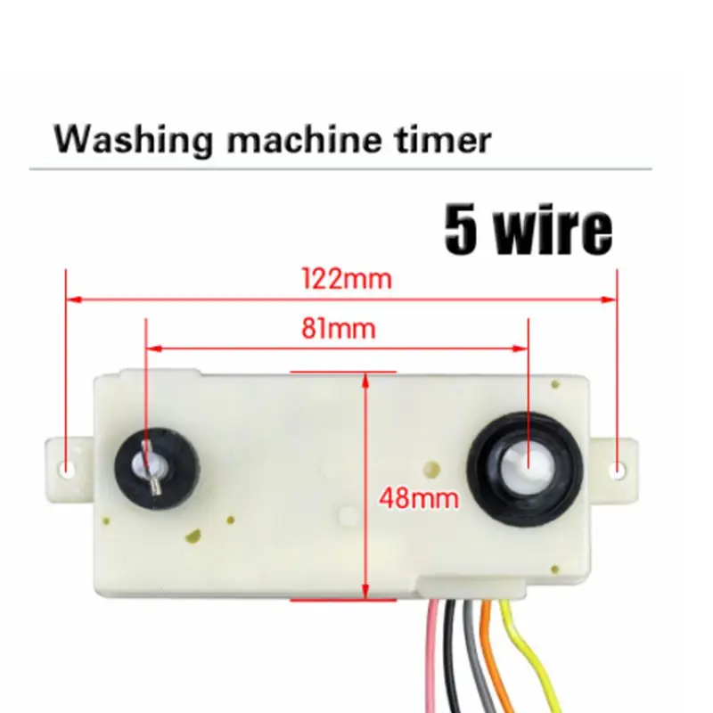 5-line 15 dakika Panasonic çamaşır makinesi zamanlayıcı anahtarı Yıkama zamanlayıcı Yarı Otomatik çift silindirli parçalar Görüntü 2
