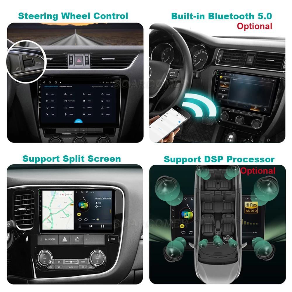Android 12 Suzuki VAGON R 2015-2017 İçin Araba Radyo Stereo Multimedya Video Oynatıcı Navigasyon GPS Kablosuz Carplay RDS DSP DVD Görüntü 2