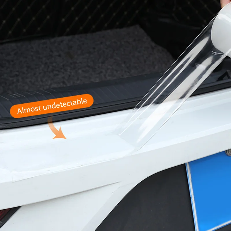 Araba Çıkartmaları Araba Kapı Eşiği Koruyucu Çok Fonksiyonlu Nano Etiket Bant Otomatik Tampon Şerit Araba Kapı Çizilmeye Dayanıklı Aksesuarları Korumak Görüntü 2