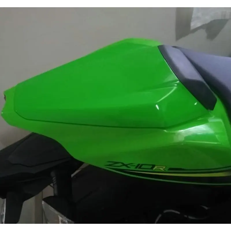 Arka Kaporta Koltuk Kukuletası 2016 2017 2018 2019 2020 Kawasaki Ninja ZX10R ZX 10R ZX-10R Pillion Kapak Siyah Karbon Yeşil Görüntü 2