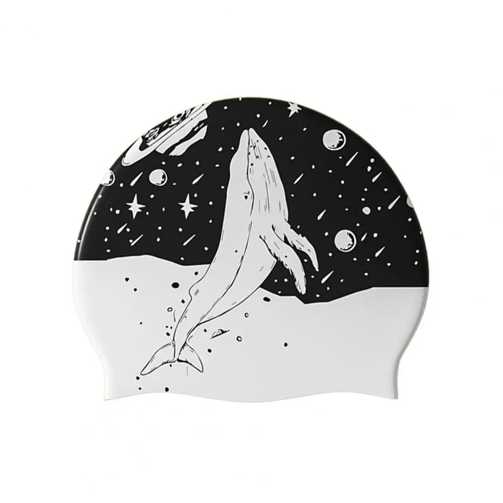 Benzersiz Yüzme Şapkası Kısıtlama Yok Banyo Evrensel Spor Yüzme Havuzu Şapkası Görüntü 2