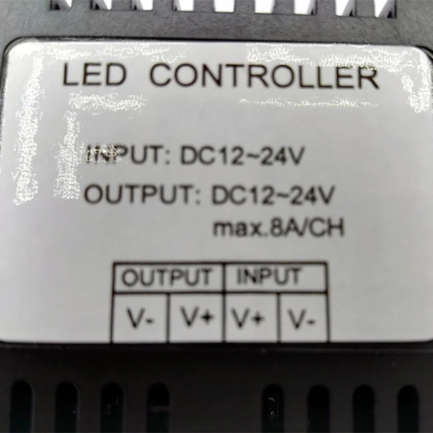 Dokunmatik Panel karartıcı kontrol cihazı Duvara Monte LED Denetleyici DC12V-24V 5050 3528 Tek Renkli LED şerit ışık ışıkları Paneli Görüntü 2