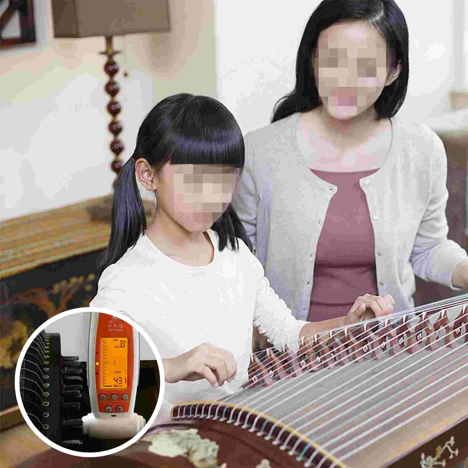 Elektronik Tuner Profesyonel Guzheng Enstrüman Pratik Tuning Aksesuar 3-in-1 Aracı Yaratıcı Piyano Aksesuarları Görüntü 2