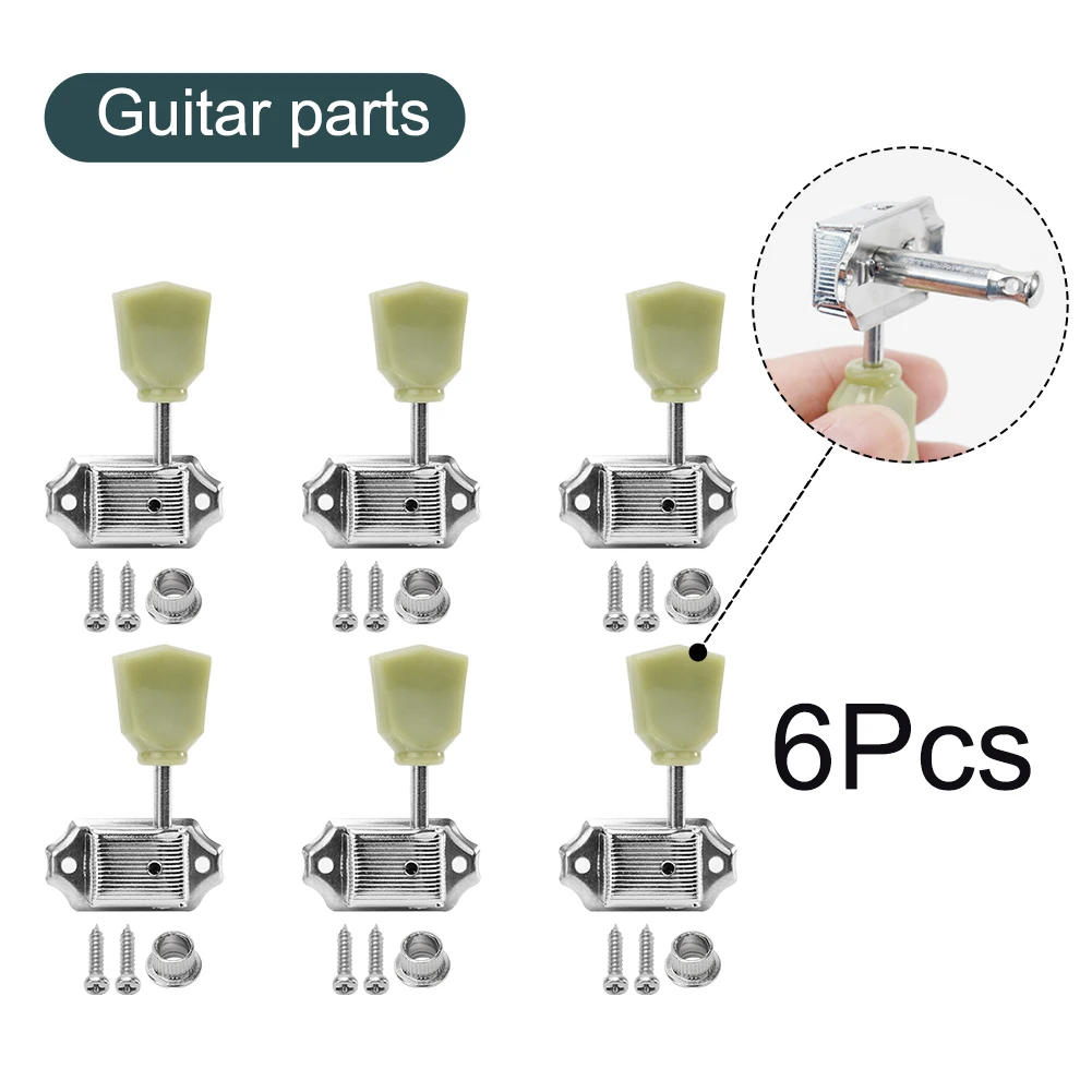 Gitar Deluxe Tuning Kazıklar Tuner Makine Başkanları Gibson Les Paul 3L 3R Ukulele Elektro Gitar Aracı Parçaları Değiştirme Görüntü 2