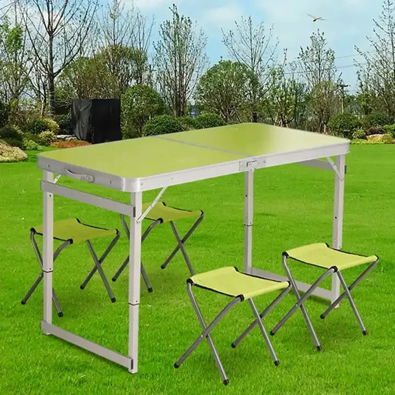 HCLDJM Taşınabilir Açık Katlanır masa Sandalye Alüminyum Alaşımlı Katlanabilir dizüstü bilgisayar masası Su Geçirmez Ultra hafif Dayanıklı Piknik Masası Görüntü 2