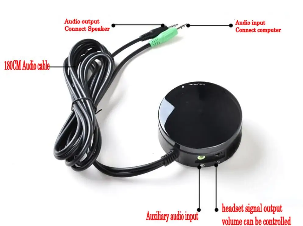 Hoparlörler Kulaklıklar 3.5 MM Ses Anahtarı Dönüştürücü Ses Denetleyicisi güç amplifikatörü ayarı Görüntü 2