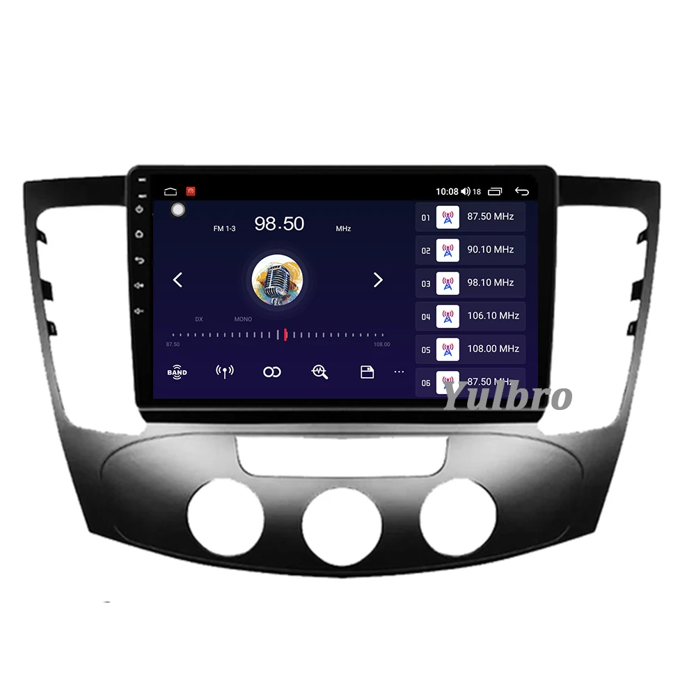 Hyundai Sonata NF 2008 için 2009 2010 Android 11 Araba Radyo Dvd Kaydedici Stereo Multimedya Oynatıcı Ana Ünite Carplay Gps Navigasyon Görüntü 2