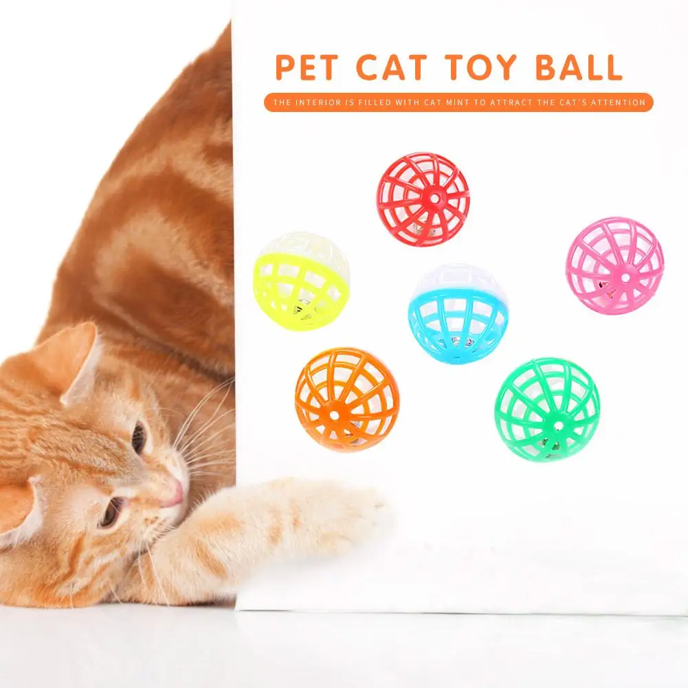 Kedi Interaktif Pet Oynarken Delikli Çan Oyuncaklar Eğitim Scratch Çıngırak Topu Görüntü 2