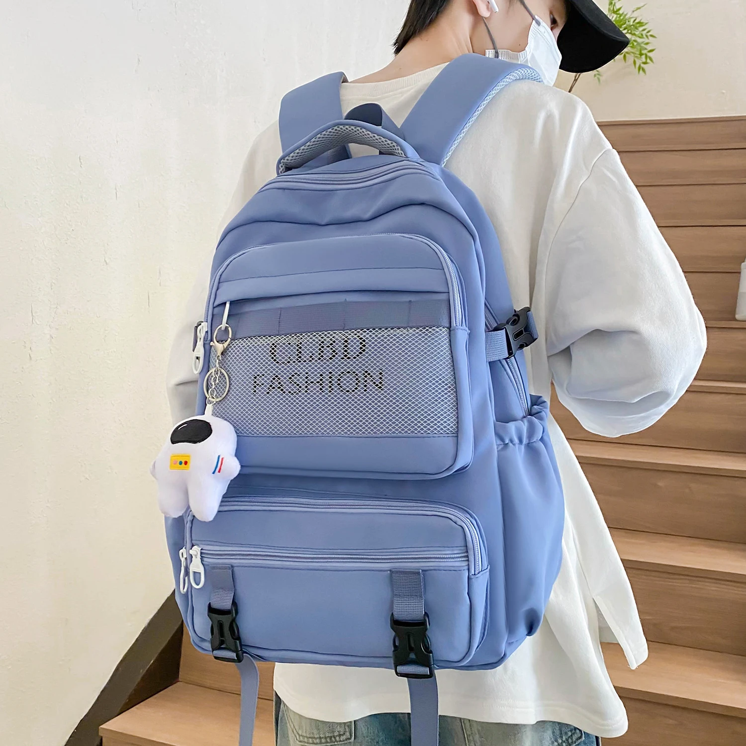 Kolej Dizüstü Sırt Çantası Lise Sırt Çantası okul çantası s Kızlar İçin 2023 okul çantası Sırt Çantası Genç Görüntü 2