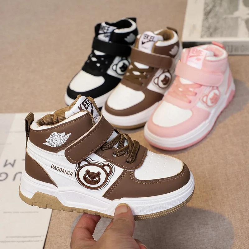 Kurulu Ayakkabı Kalın Taban sneaker Erkek Çocuk Ayakkabı Kız Çocuk Ayakkabıları Erkek koşu ayakkabıları Anti-Kaygan Zapatilla De Mujer Görüntü 2