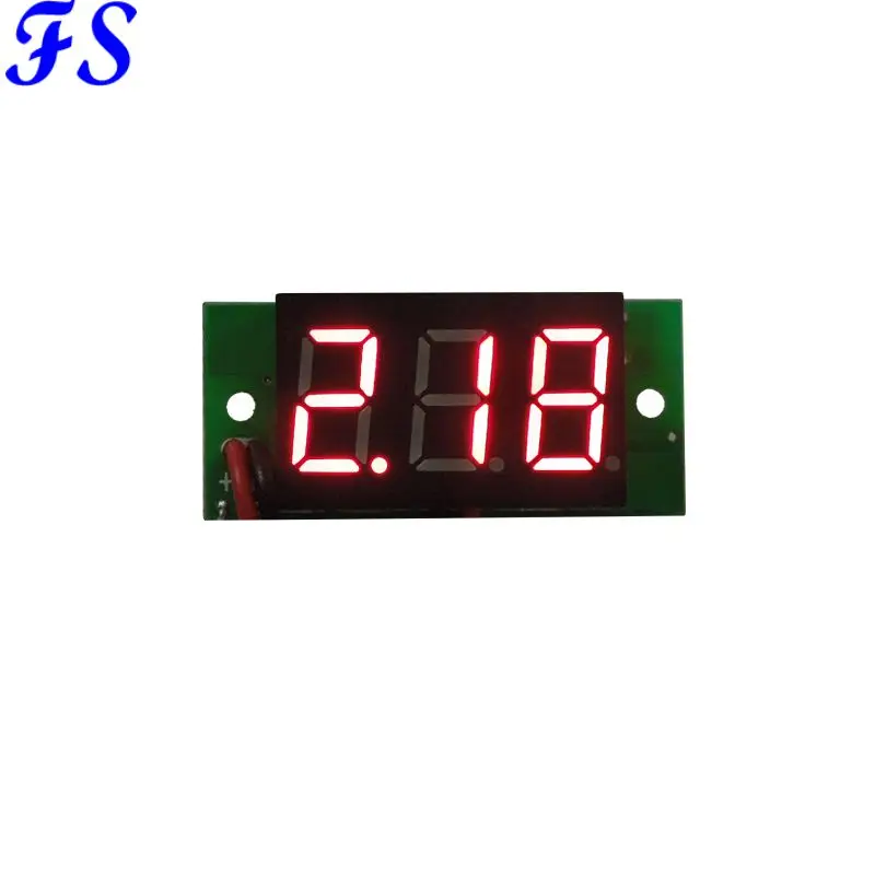 LED Dijital ampermetre Akım Ölçer DC Ampermetre DC 10A Şant ile 10A 75mV Besleme Gerilimi DC 4.5 - 30V akım test cihazı 33*15mm Görüntü 2