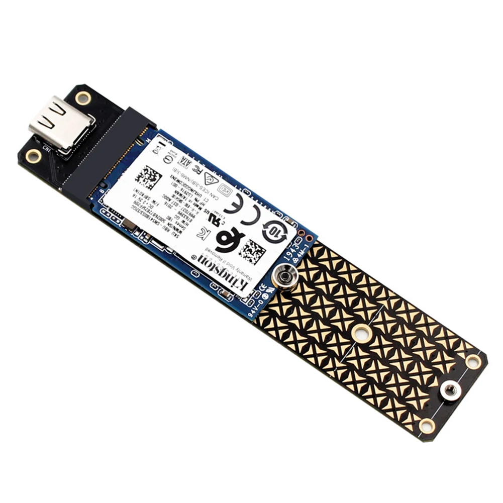 M. 2NGFF katı hal diski SSD USB Adaptörü 10 Gbps Hız M. 2 NGFF sabit disk adaptör desteği 2230/2242/2260/2280 Boyutu SSD Görüntü 2