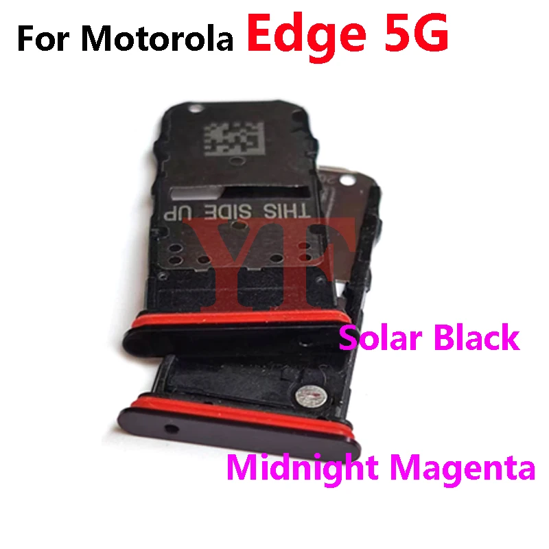 Motorola Moto Kenar için 30 20 S Pro Lite 5G Bir Fusion Plus Kenar X30 SIM Kart Tepsi Yuvası Tutucu adaptör soketi Onarım Parçaları Görüntü 2