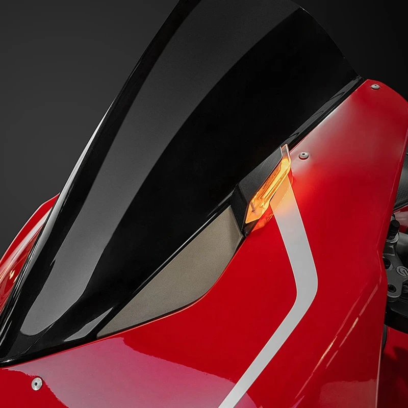 Motosiklet lambası Ön Dönüş Sinyali Flaşör Gösterge Lambası Aynalar LED DUCATİ Panigale V4 V4S V4R PANİGALE V2 Görüntü 2