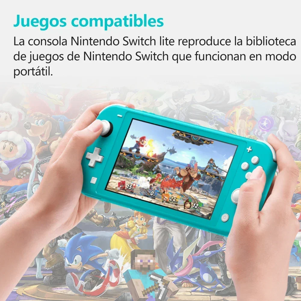 Nintendo Anahtarı Lite elde kullanılır oyun konsolu 275g Hafif ve Taşınabilir Dahili Joy Con Denetleyici Çoklu Renk Seçeneği Görüntü 2