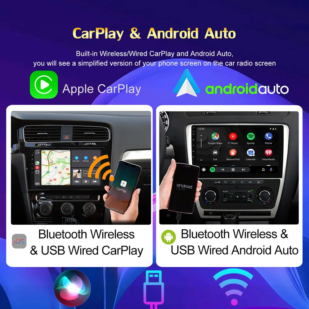 Owtosın Android 12 SM6125 6G + 128G araç DVD oynatıcı Multimedya Oynatıcı Toyota Auris 1 İçin E150 2006-2012 Radyo Video GPS CarPlay Otomatik Medya Görüntü 2