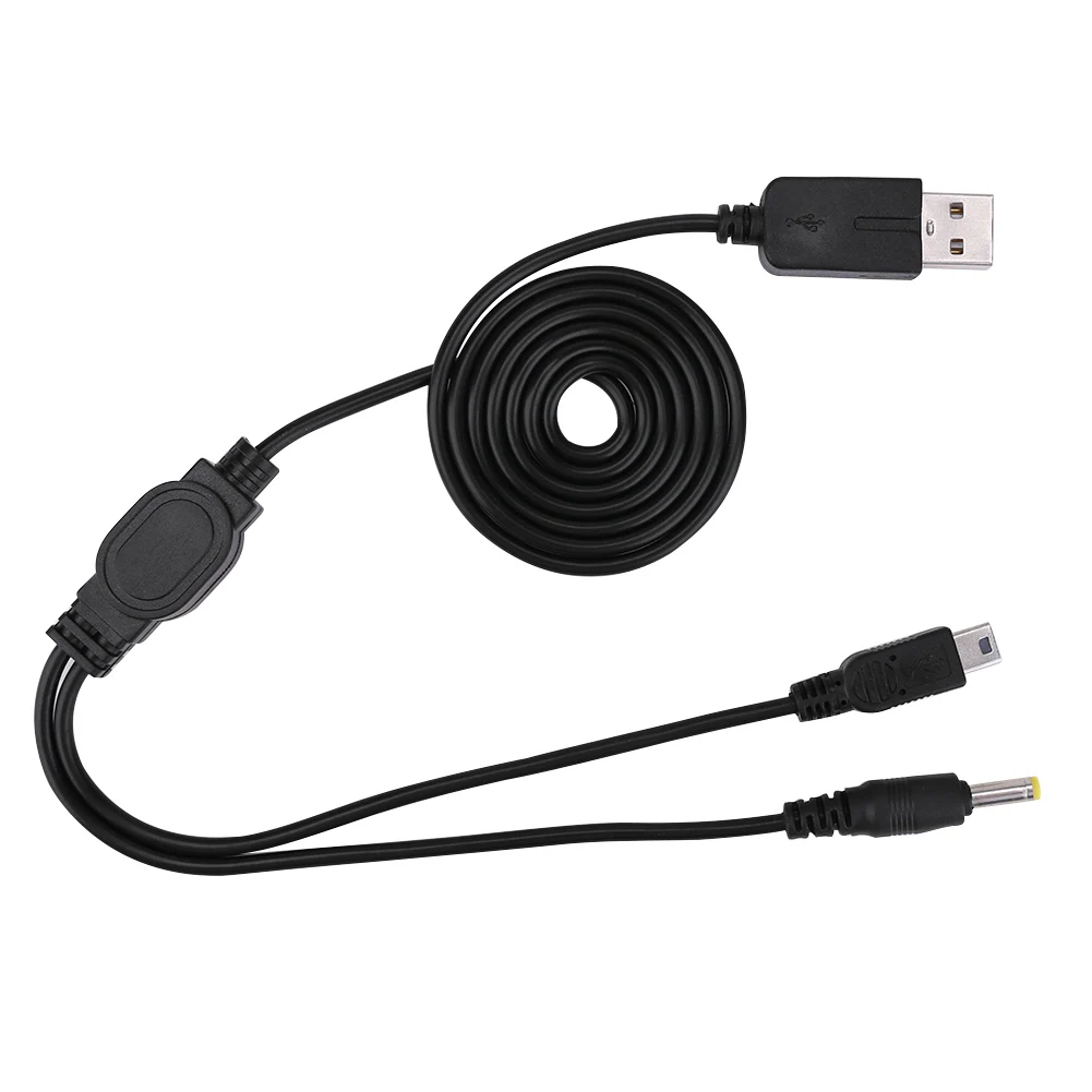 PSP Oyun Konsolu için 1.2 m USB Bağlantı Noktası Şarj Kablosu Görüntü 2