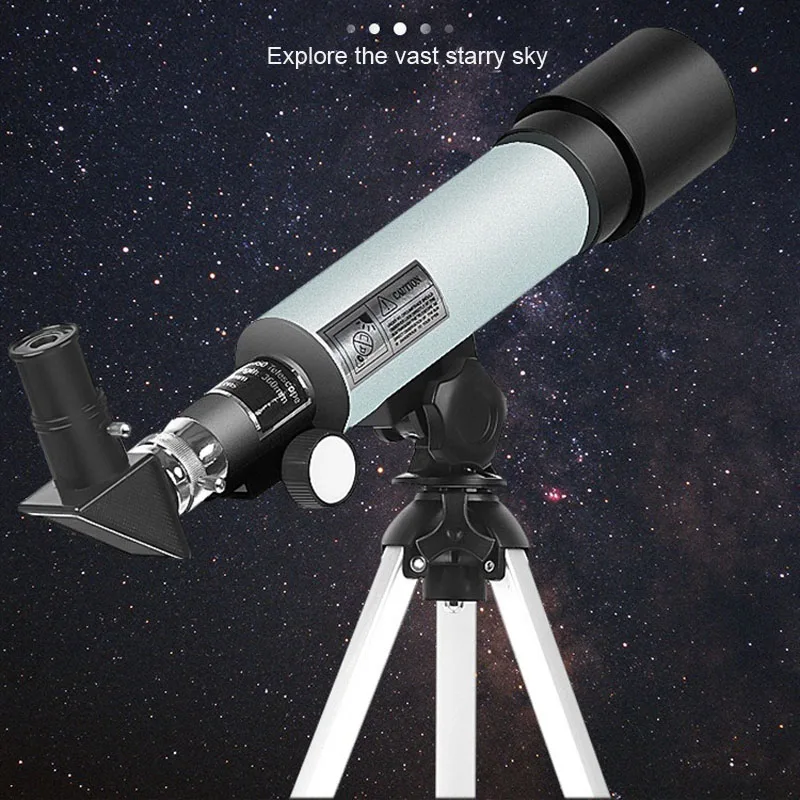 Skyoptıkst 50360 çocuk Astronomik Teleskop giriş seviyesi yıldız gözlem, yüksek güç ve yüksek çözünürlüklü Görüntü 2