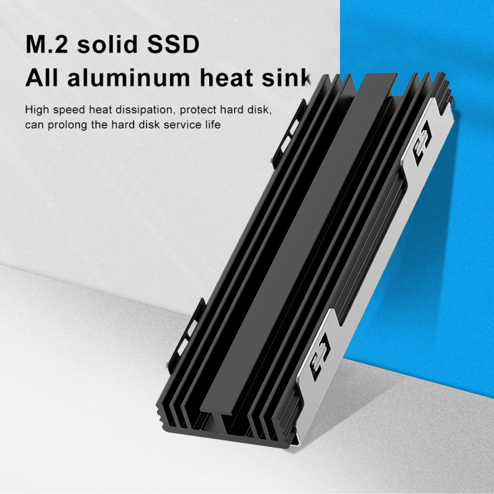 Soğutucu soğutucu katı hal radyatör katı hal sürücü SSD soğutucu ısı dağılımı soğutma ısı M. 2 NVME NGFF Görüntü 2