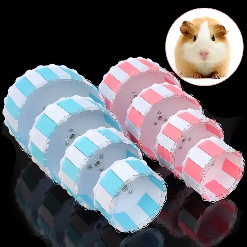 Spor Hamster Sessiz Kafes Hayvan Pet Yuvarlak Büyük egzersiz tekerleği Egzersiz Malzemeleri Küçük Koşu Aksesuarları Oyuncak Görüntü 2