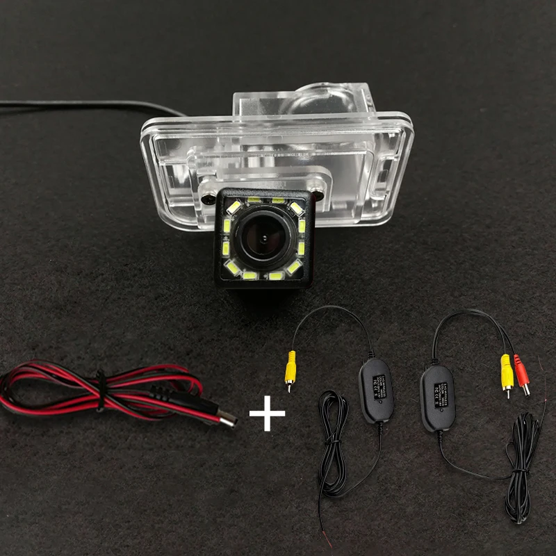 Suzuki Swift Sport 2014 için HD Kablosuz Araç CCD Arka Kamera Balıkgözü 4 8 12 led dinamik Gece Görüş braketi su geçirmez park Görüntü 2