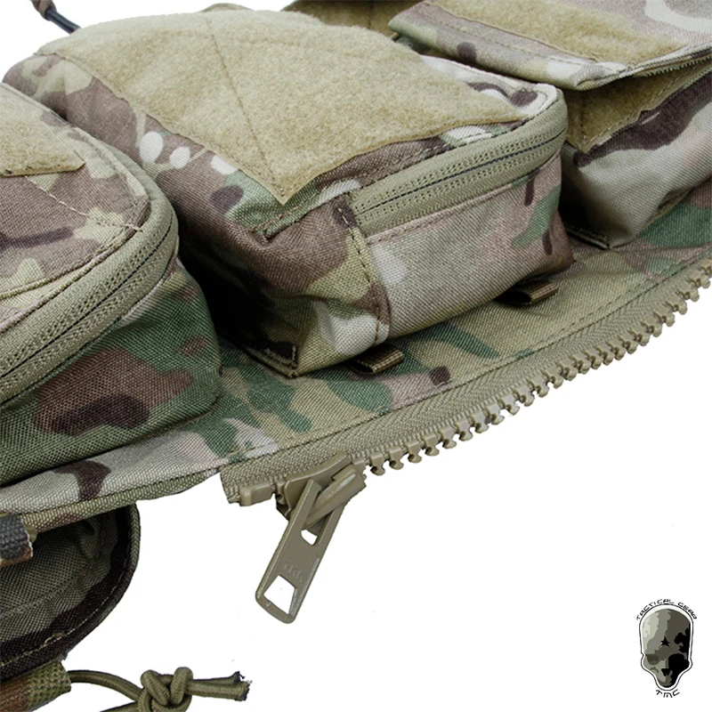 TMC Taktik kılıf çanta Zip Paneli W / Mag Kılıfı NG Sürümü AVS JPC2. 0 TBM Yelek MOLLE Çanta 3107 Görüntü 2
