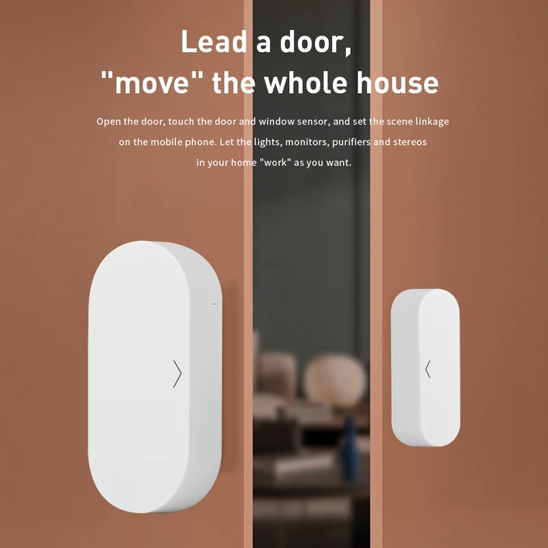 Tuya Zigbee Kapı Sensörü Akıllı Ev hırsız Alarm Otomasyon Uzaktan Kumanda Alexa Google Ev ile Çalışmak var SmartLife Görüntü 2