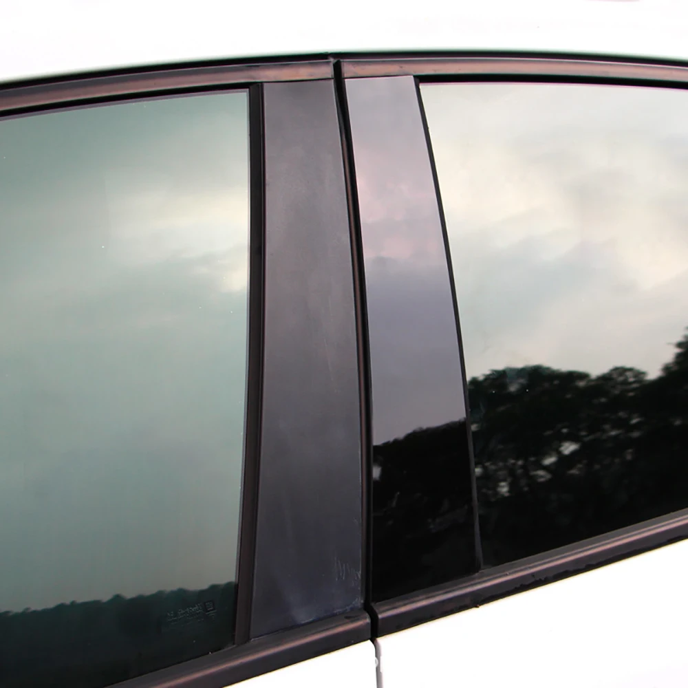 araba Pencere Dekoratif B C Sütun Kalıplama Düzeltir için Peugeot 301 307 308 408 2008 4008 5008 Otomatik Kapı Ayağı Şerit Aksesuarları Görüntü 2