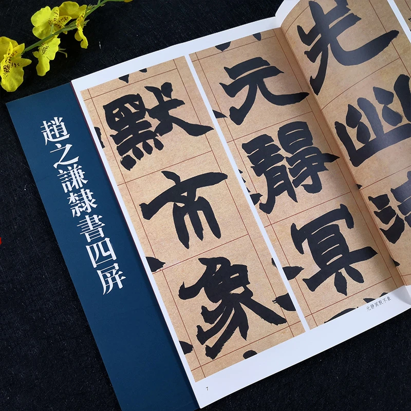 Çin Klasikleri Yazıtlar Koleksiyonu Defterini Deng Shiru Resmi Mühür Komut Dosyası Kaligrafi Fırçası Kopya Kitap HD Renkli Baskı Görüntü 2