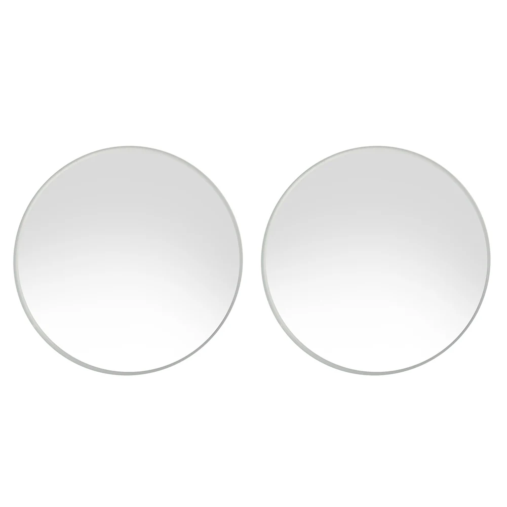 2 Adet Kör Nokta Dikiz Aynası 360 Derece Ayarlanabilir Geniş Açı Araç Park Aynaları Çerçevesiz Tüm Evrensel Araçlar için Görüntü 3